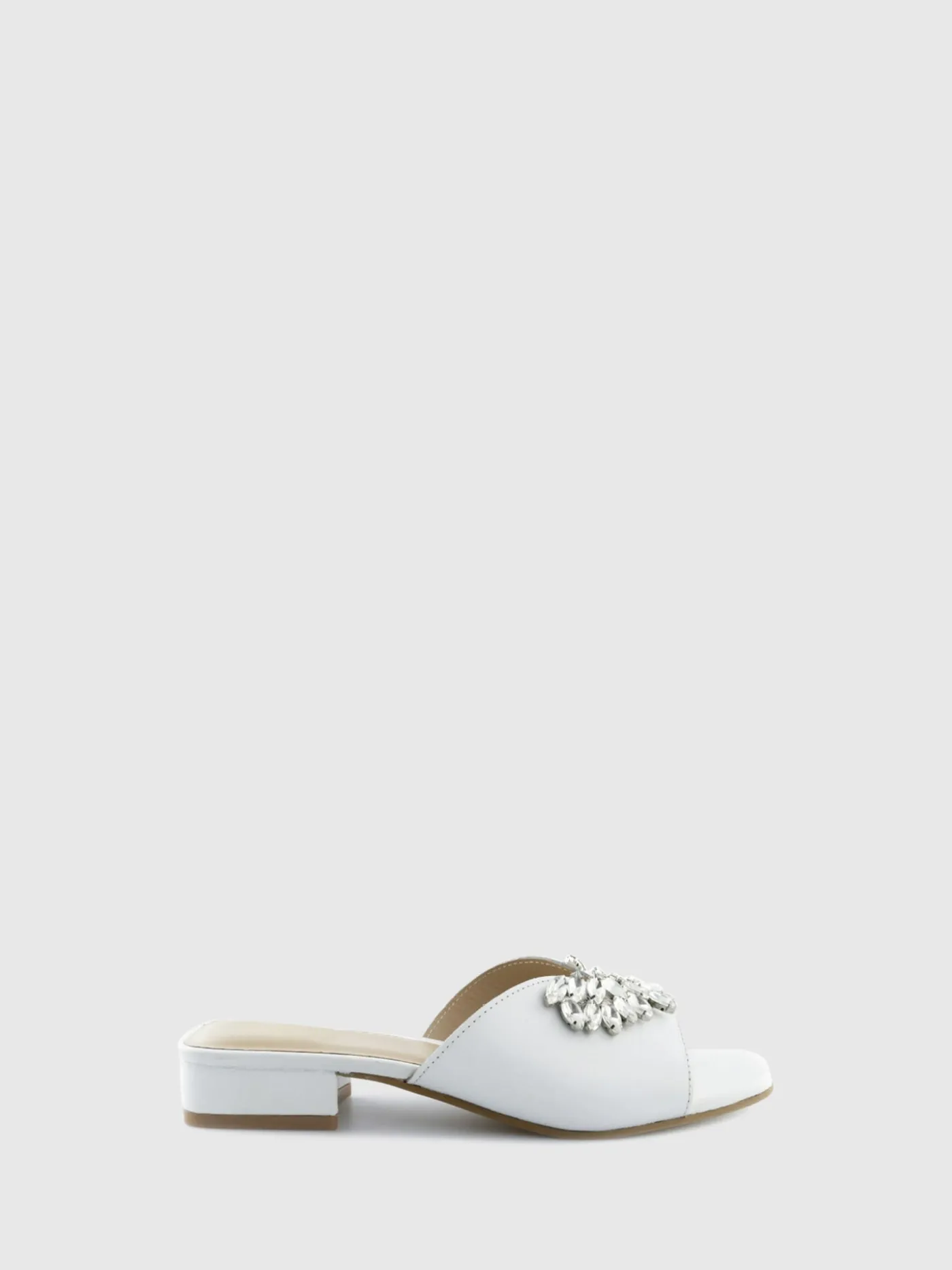 Flash Sale Mules de Ponta Redonda 53/1911BIANCO MULHER Mules