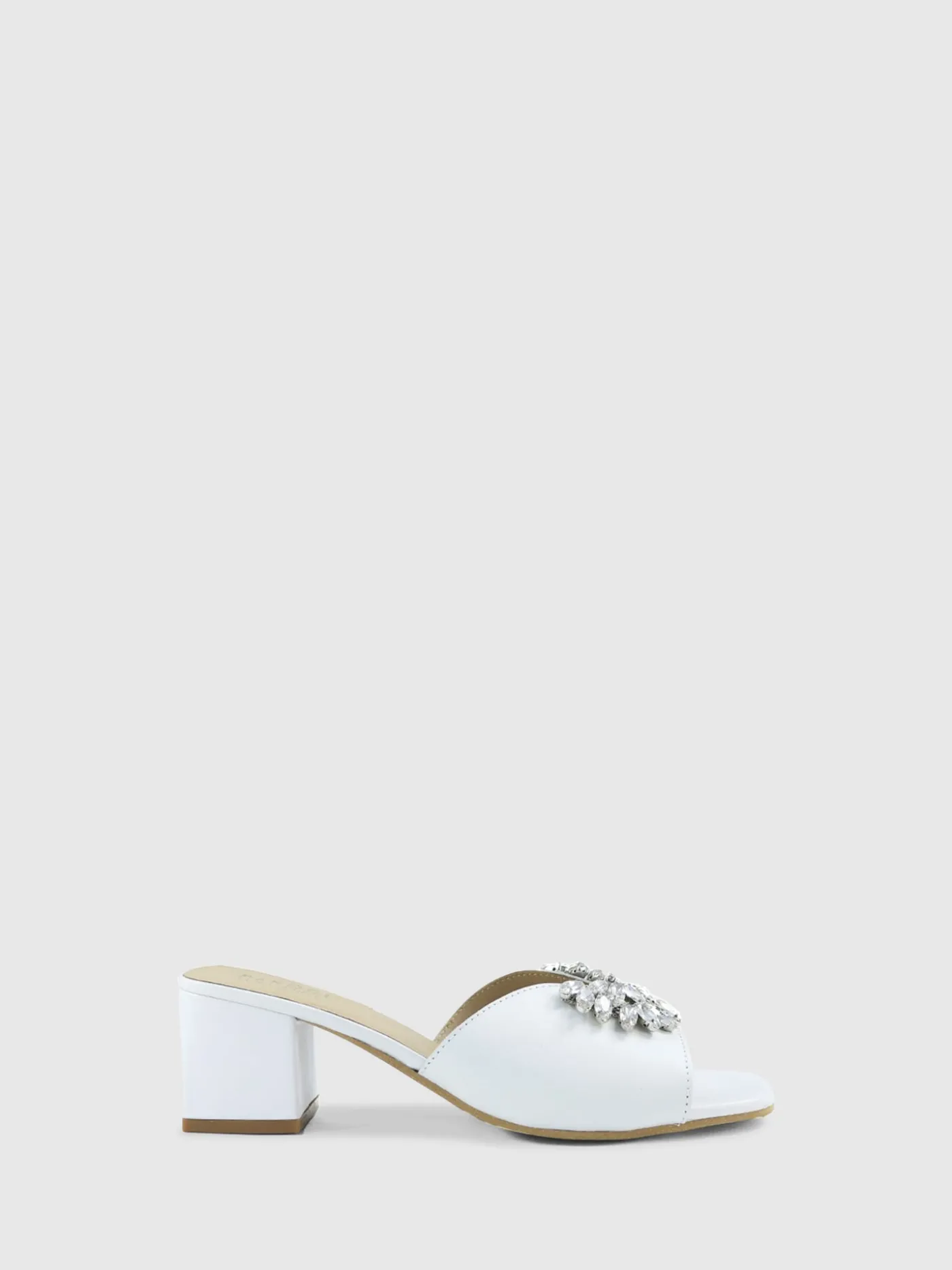 Best Sale Mules de Ponta Redonda 53/1912BIANCO MULHER Mules