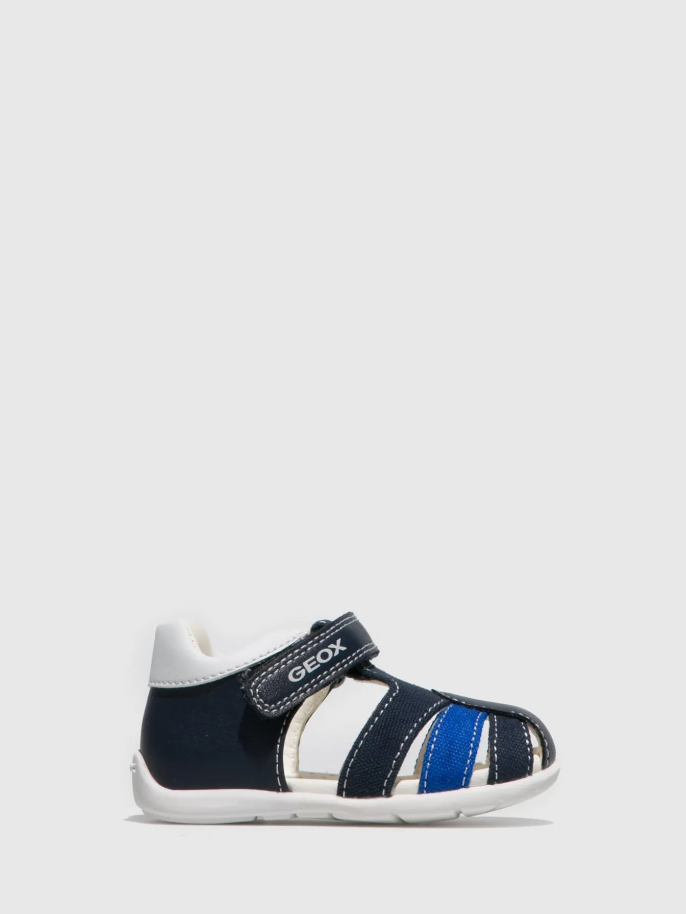 Cheap Sandálias com Velcro em Azul Marinho Sandálias