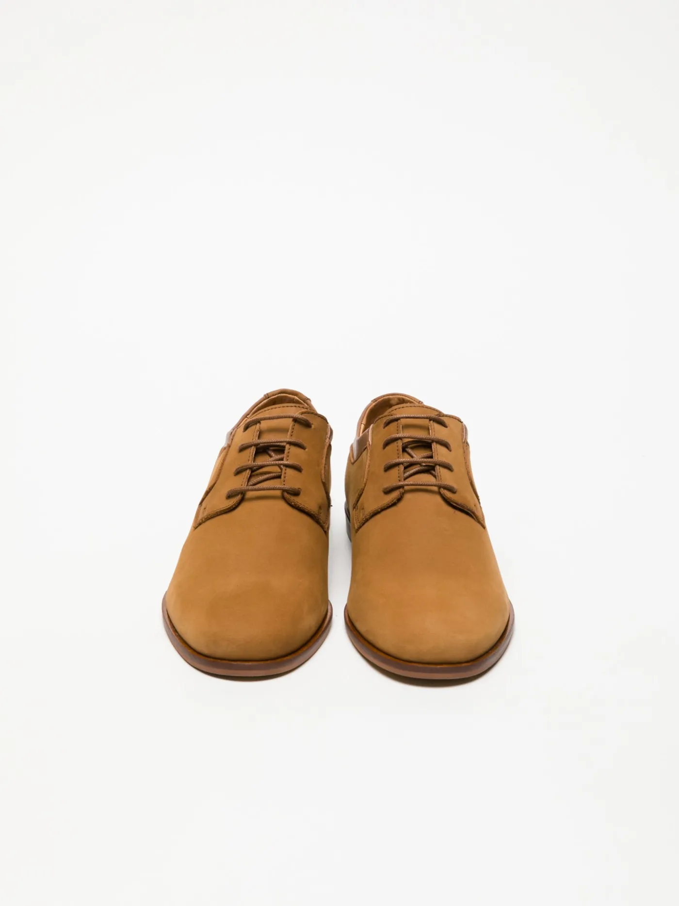 Hot Sapatos Derby em Camel Sapatos