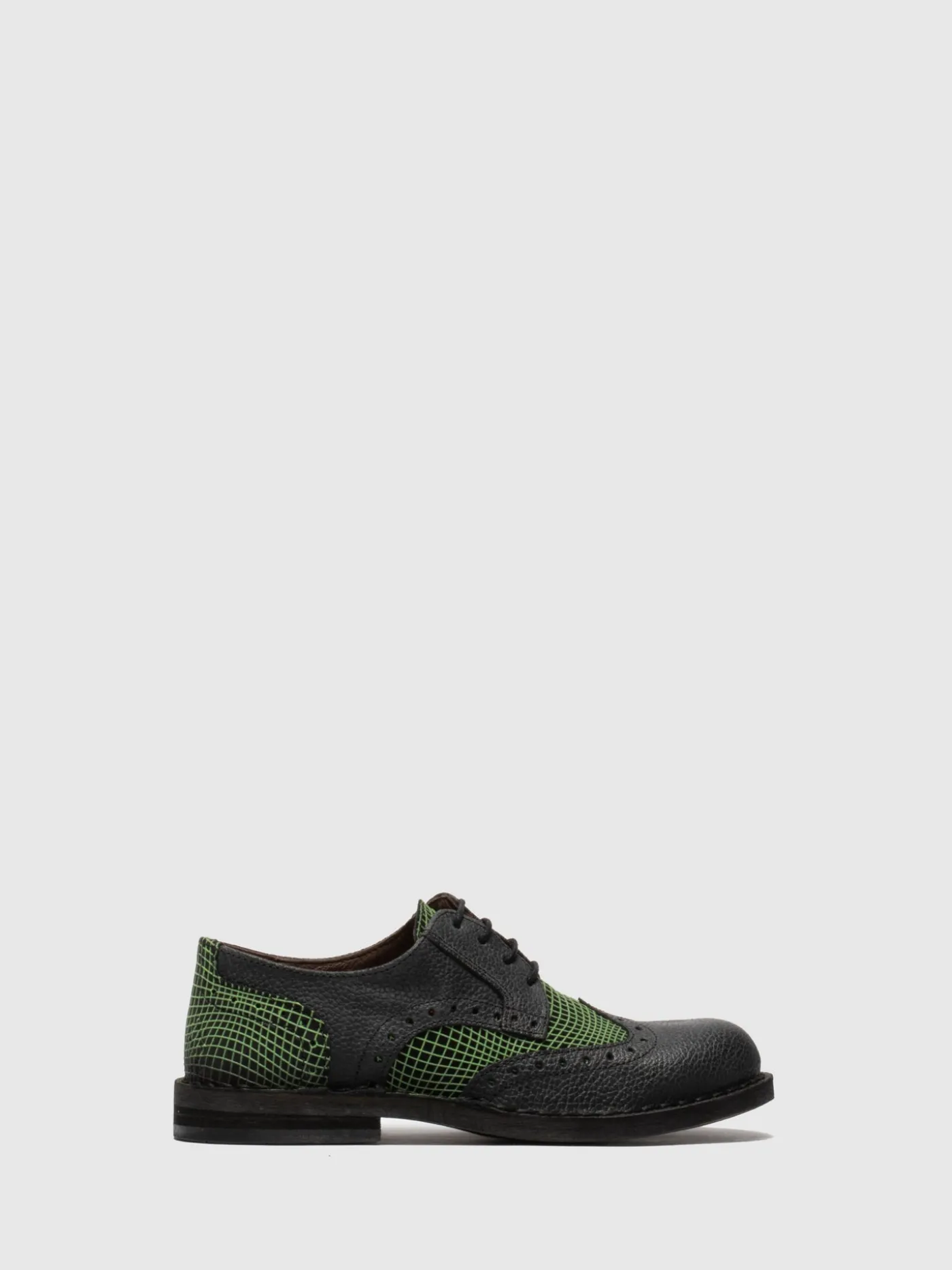 Shop Sapatos Derby em Verde Preto MULHER Sapatos