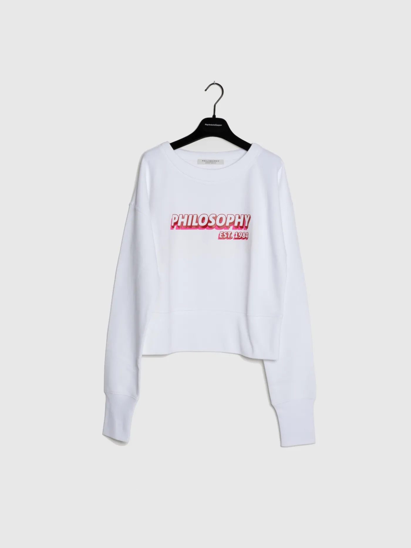 New Sweater com Letras em Branco MULHER Vestuário