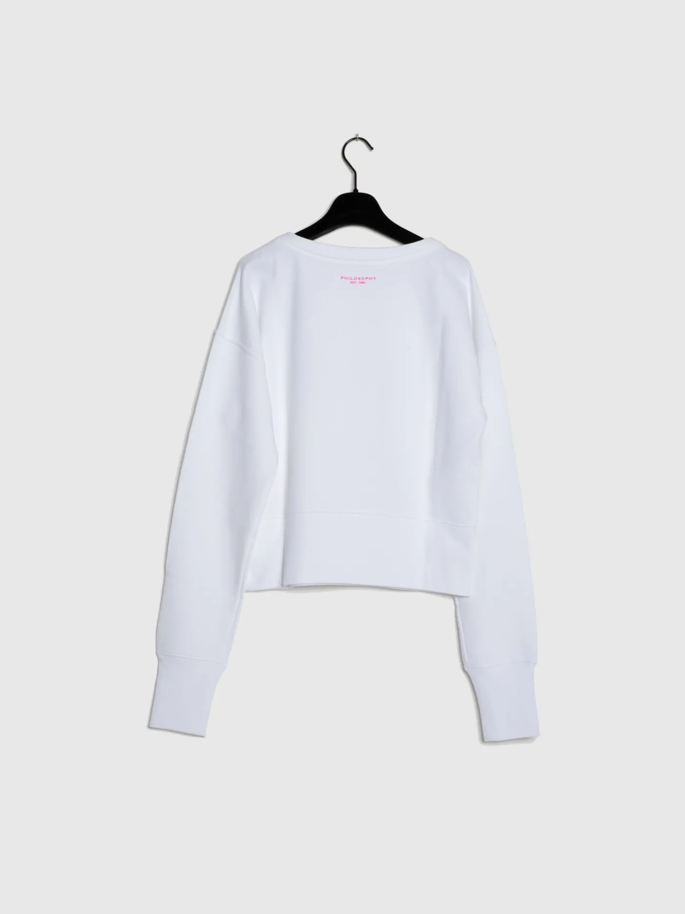 New Sweater com Letras em Branco MULHER Vestuário