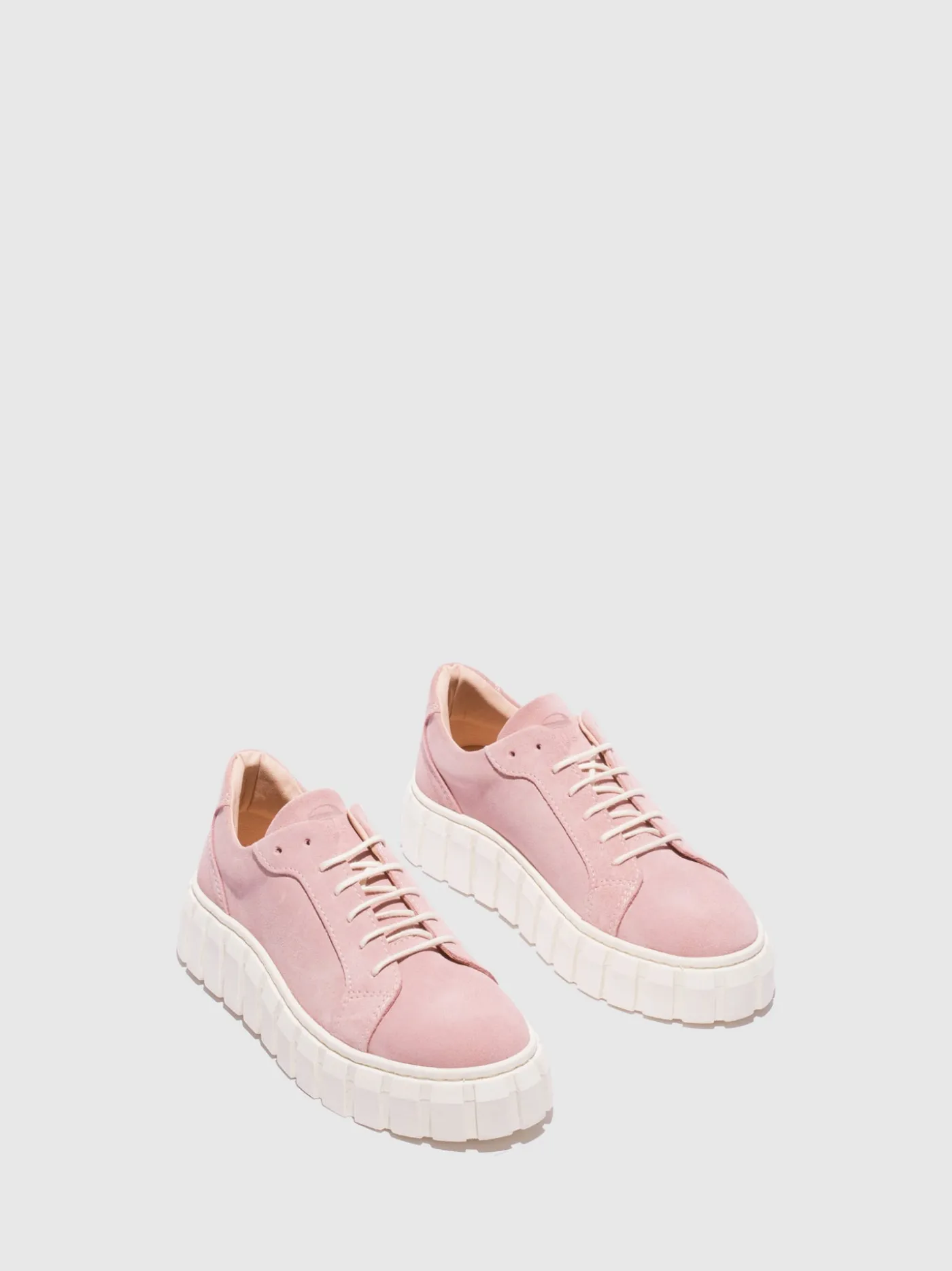 Fashion Ténis com Atacadores em Rosa MULHER Ténis